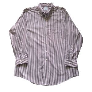 Brooks Brothers Regent Non-Iron Cotton Long Sleeve Button Down Dress Shirt Sz.17